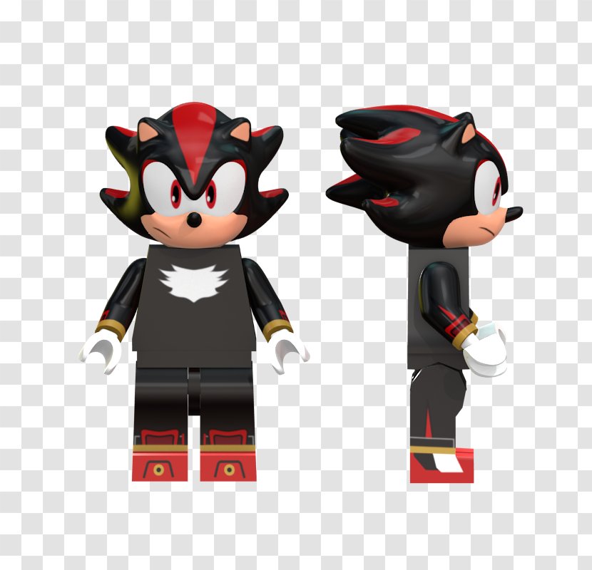 Lego Dimensions Shadow The Hedgehog Group Minifigure Transparent PNG