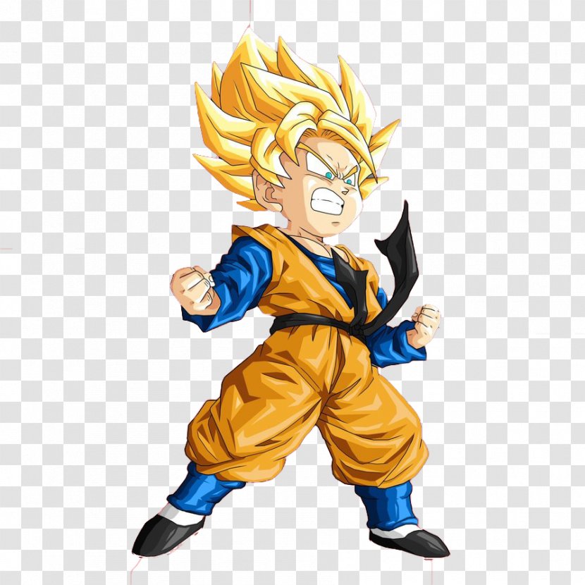 Gotenks Gohan Trunks Super Saiyan - Silhouette - Dragon Ball Transparent PNG