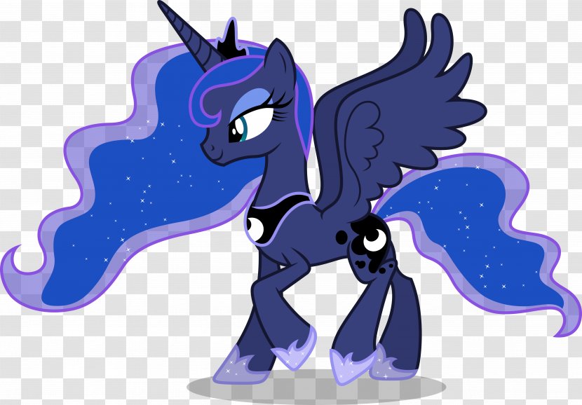Princess Luna Celestia Pony Rarity Twilight Sparkle - Fictional Character - Purple Transparent PNG