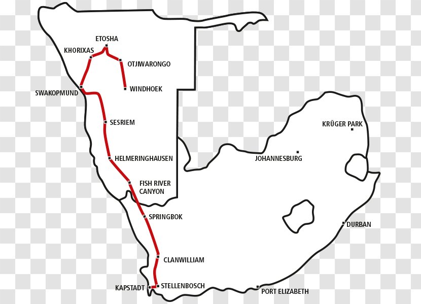 Line Angle Animal Map Tuberculosis - Diagram Transparent PNG