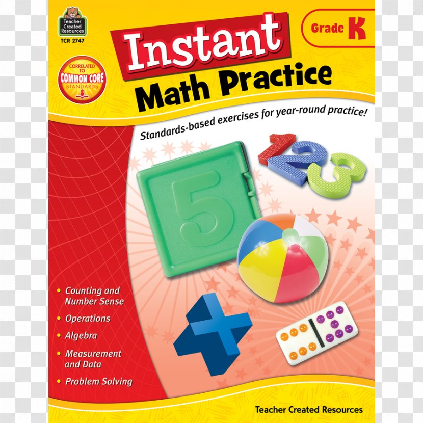 Instant Math Practice: Grade 3 2 K 1 Education - School - Teacher Transparent PNG