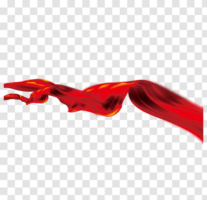 Red Ribbon Download Computer File Transparent PNG