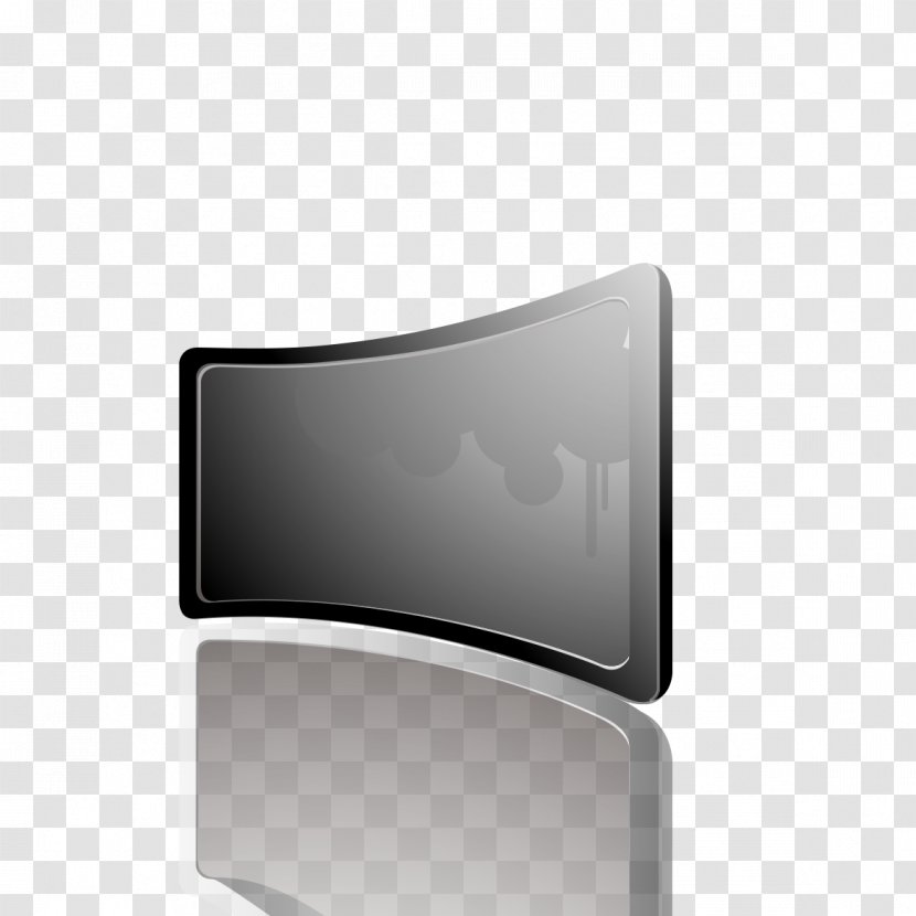 High-definition Television Multimedia - Designer - Black TV Model Transparent PNG