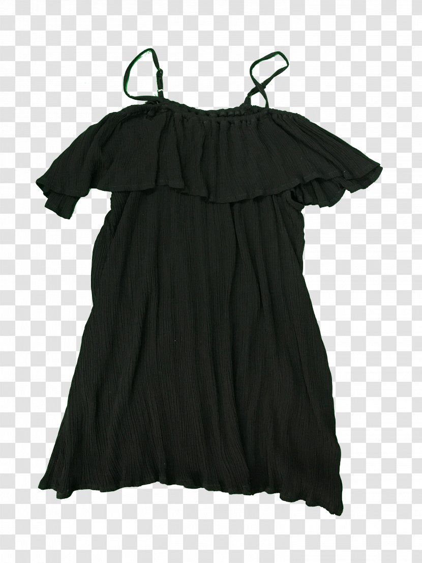 Little Black Dress Shoulder Sleeve Blouse - Tree Transparent PNG