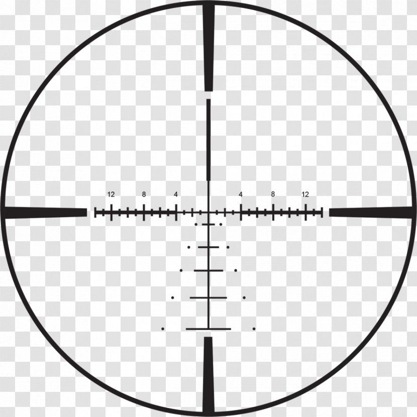 Reticle Telescopic Sight Leupold & Stevens, Inc. Hunting Vortex Optics - Flower - Tapered Dots Transparent PNG