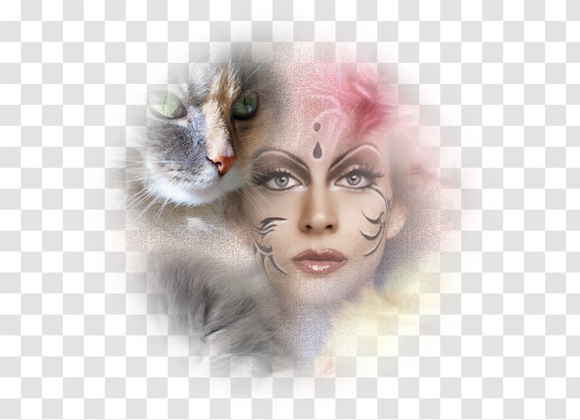 Whiskers Kitten Cat Woman Child - Tree - Pas De Deux Transparent PNG
