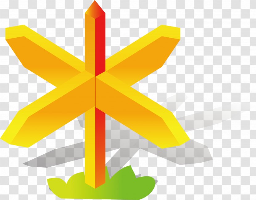 Traffic Light Arrow Sign - Symbol - Wood Board Vector Material Transparent PNG