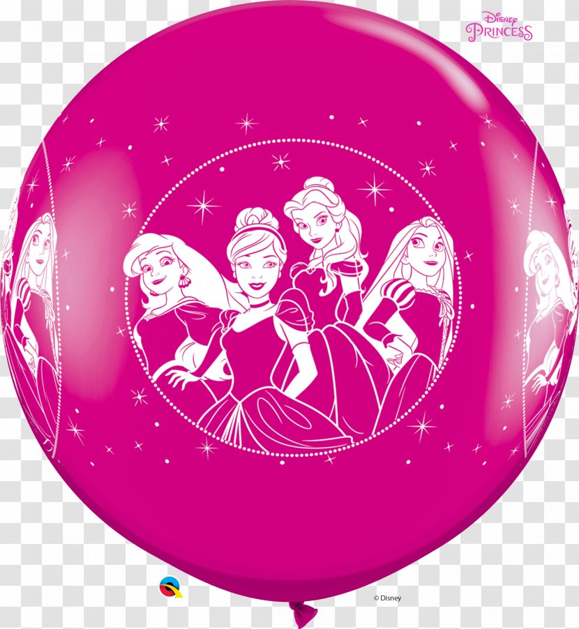 Minnie Mouse Disney Princess Jasmine Princesas Toy Balloon - Party Supply Transparent PNG