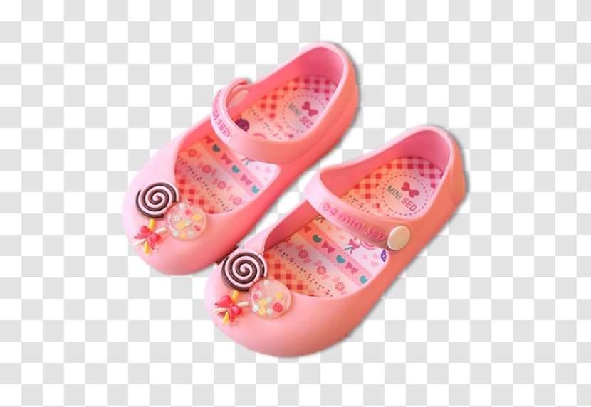 Lollipop Sandal Jelly Shoes Child - Heart Transparent PNG
