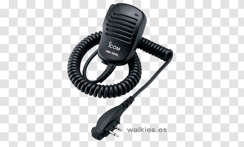 Microphone Icom Incorporated Two-way Radio Walkie-talkie - Accessory Transparent PNG