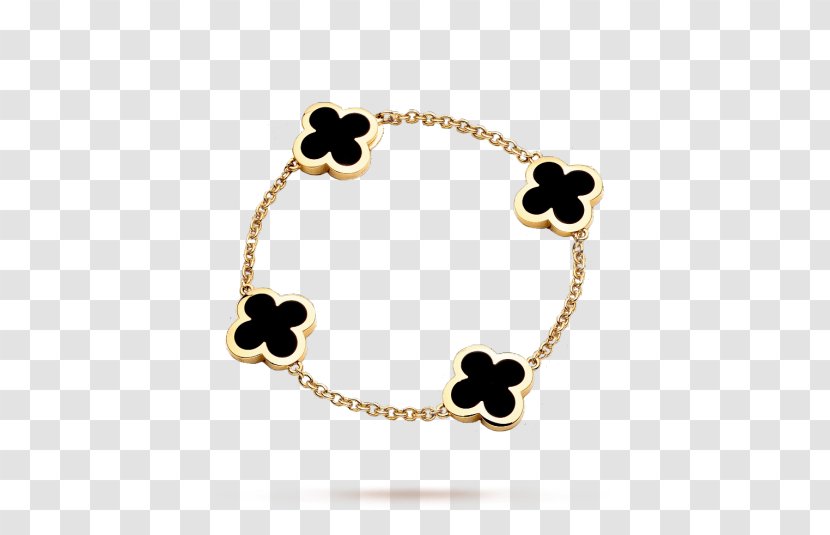 Bracelet Alhambra Van Cleef & Arpels Gold Jewellery - Necklace Transparent PNG