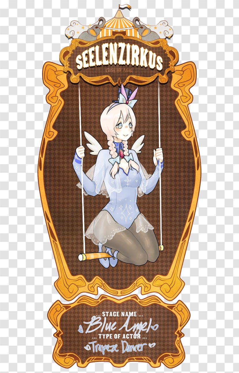 Seelenzirkus Character DeviantArt Crowfeather - Cartoon - Blue Angel Transparent PNG