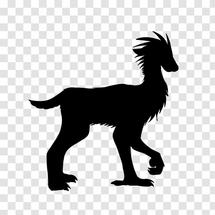 Dog Mustang Mammal Character Silhouette - Carnivore Transparent PNG