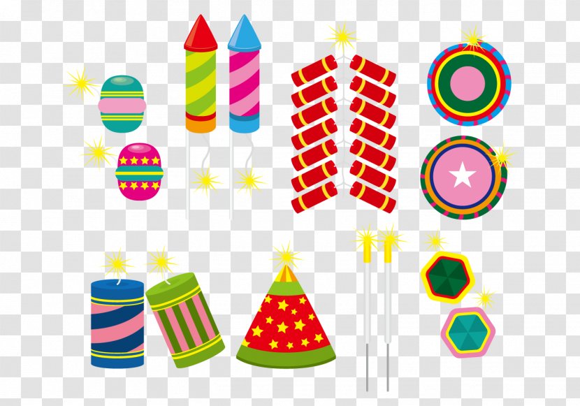 Fireworks Firecracker Clip Art - Drawing - Vector Transparent PNG