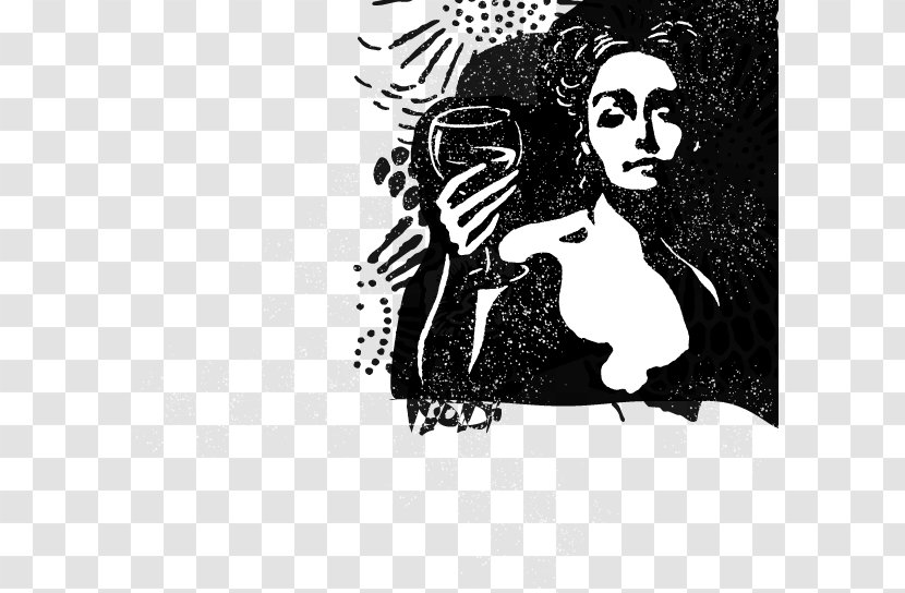 Anaïs Mitchell Hadestown Visual Arts Silhouette Cartoon - Black And White - Eleanor & Park Transparent PNG