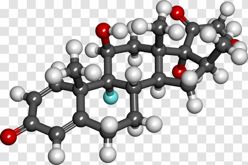 Betamethasone Chemistry Chemical Substance Pharmaceutical Drug Molecule - Cartoon - Enhance Transparent PNG