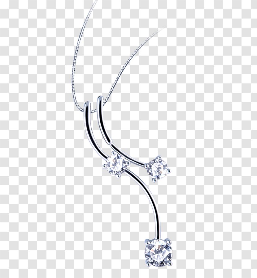 Pendant Jewellery Necklace - Diamond Transparent PNG