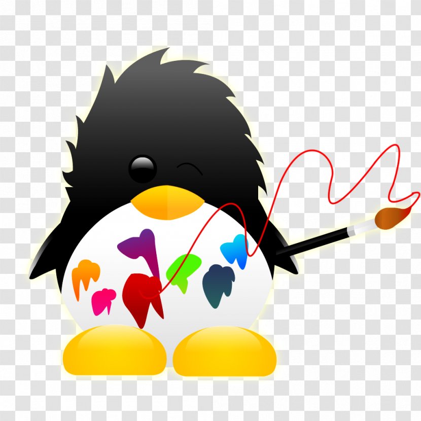 Penguin Desktop Wallpaper Computer Clip Art - Flightless Bird Transparent PNG