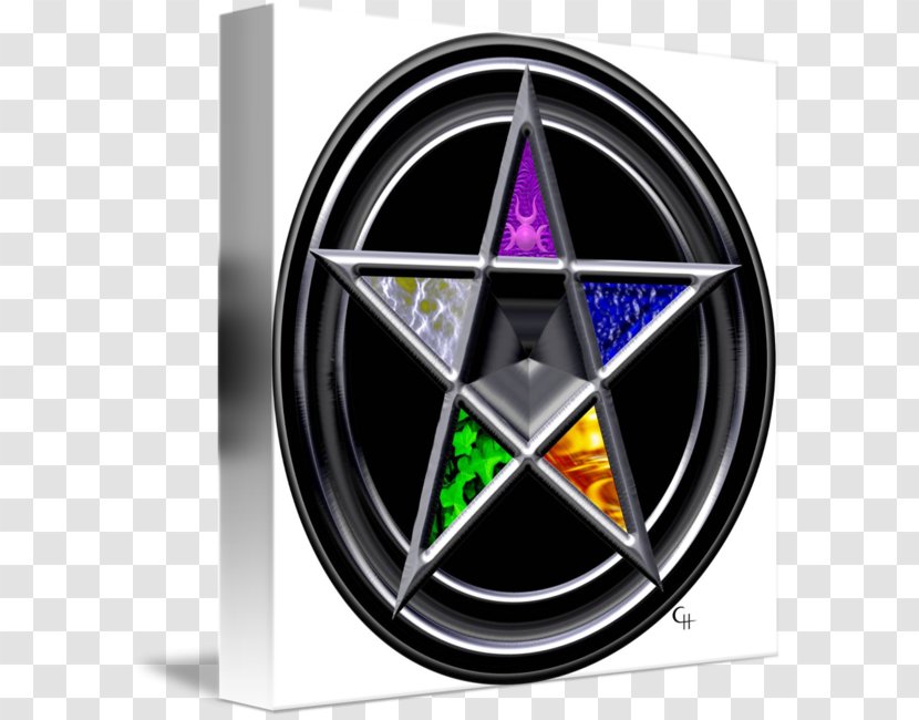 Pentacle Pentagram Classical Element Wicca Symbol - Witchcraft - Science Fiction Elements Transparent PNG