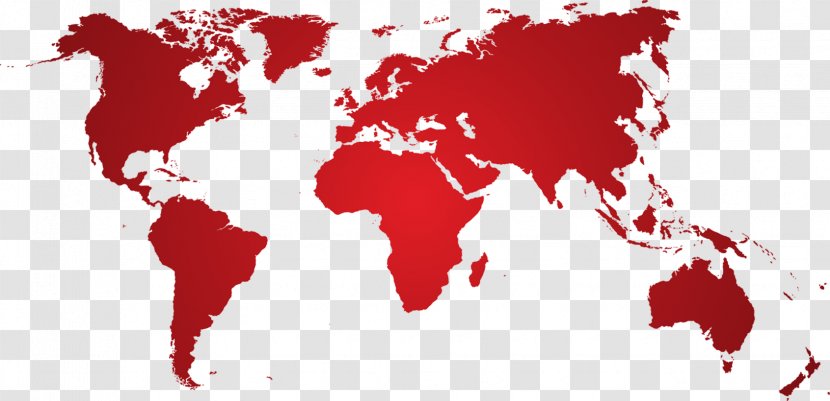 World Map Europe Globe - India China Transparent PNG