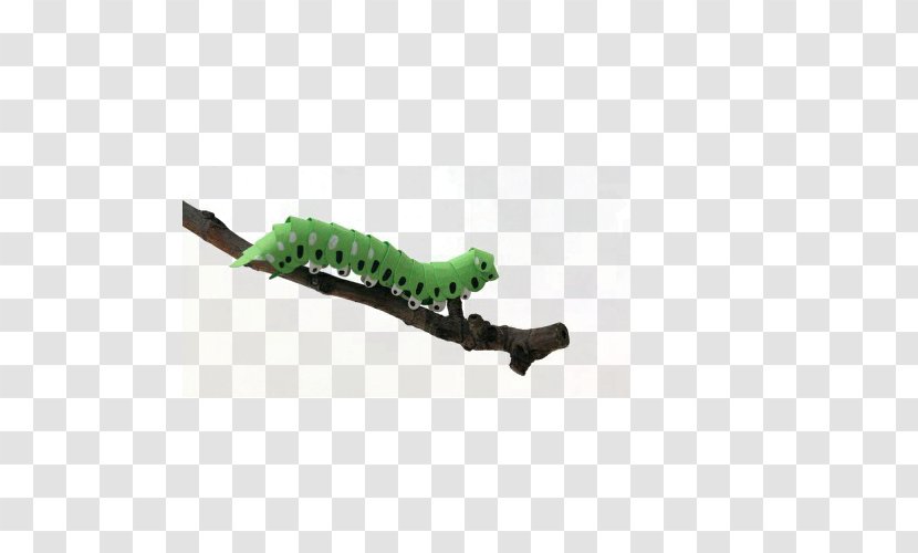 Paper Craft Bird Caterpillar Inc. Sculpture - On Branch Transparent PNG