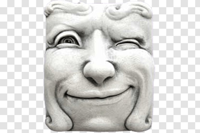 Sculpture Stone Carving Art German Shepherd Bathroom - Facial Expression - Live Laugh Love Transparent PNG
