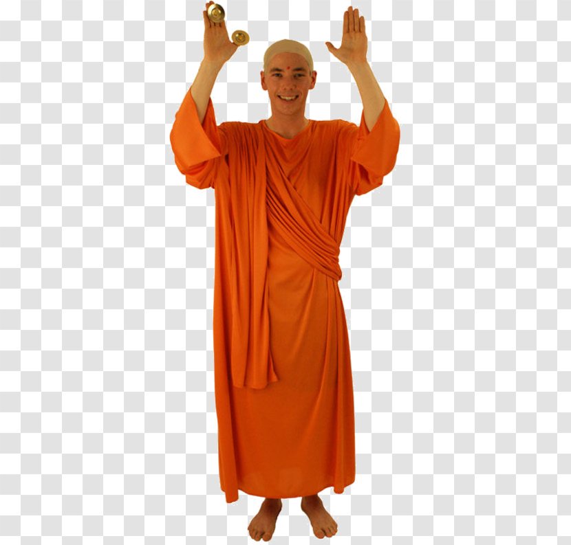 International Society For Krishna Consciousness Monk Hinduism Costume - Standing - Buddhist Material Transparent PNG