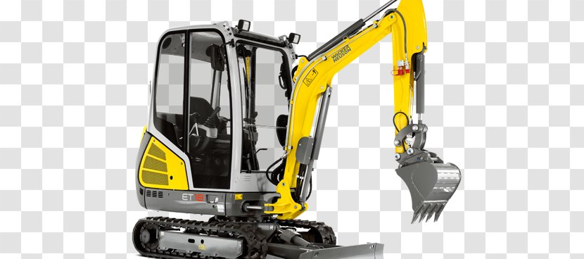 Compact Excavator Wacker Neuson Heavy Machinery - Architectural Engineering Transparent PNG