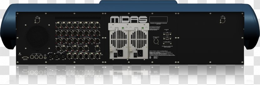 Microphone Audio Mixers Midas Consoles Digital Mixing Console Preamplifier - Technology Transparent PNG