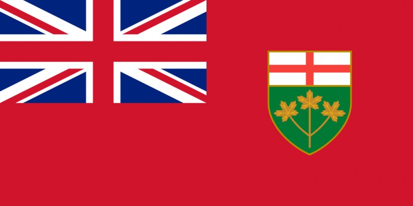 Flag Of Ontario Canada Manitoba Canadian Red Ensign - Bowling Alley Clipart Transparent PNG