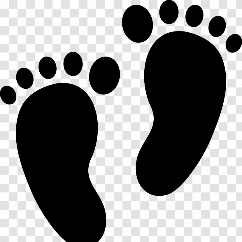 Silhouette Foot Clip Art Transparent PNG