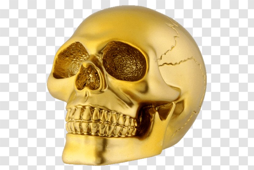 Skull Gold Human Skeleton Amazon.com Transparent PNG