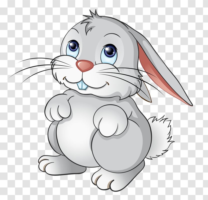 Bugs Bunny Rabbit Cartoon Pet - Silhouette - Hand-painted Transparent PNG