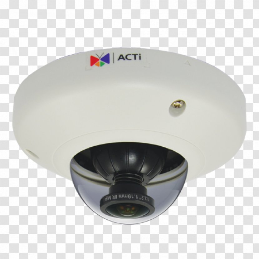 Acti IP Camera Fisheye Lens Power Over Ethernet - Network Video Recorder Transparent PNG