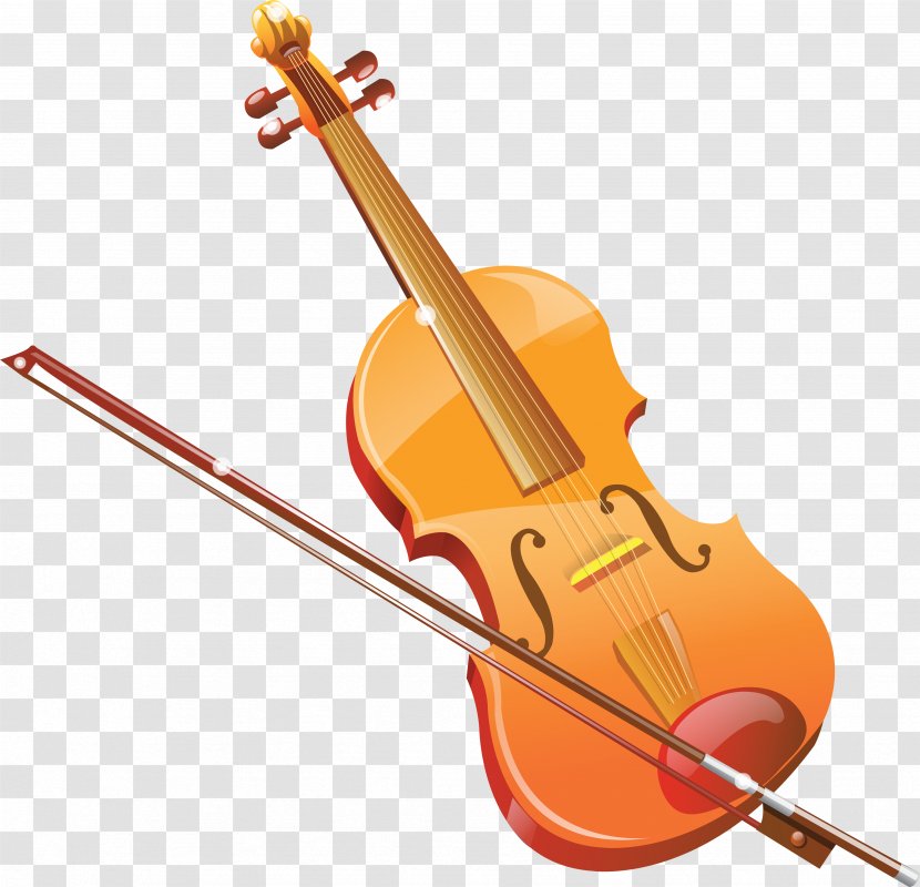 Violin Musical Instrument Icon - String - And Bow Transparent PNG