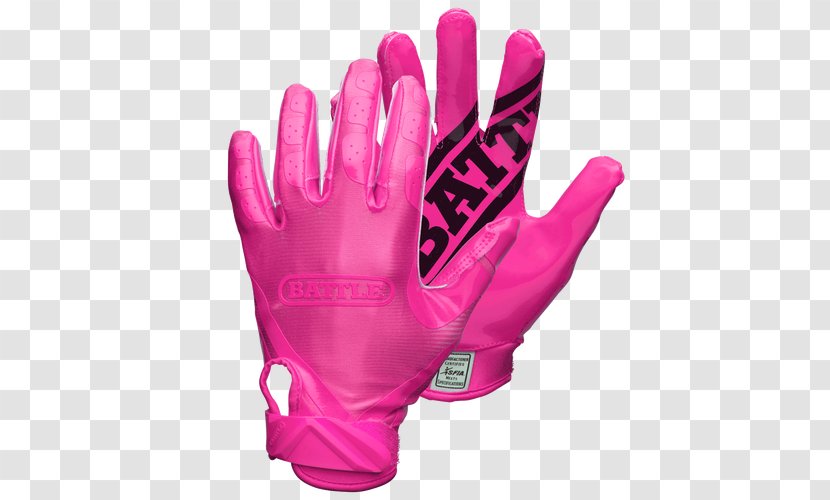 American Football Protective Gear Lacrosse Glove Sport - Pink Transparent PNG