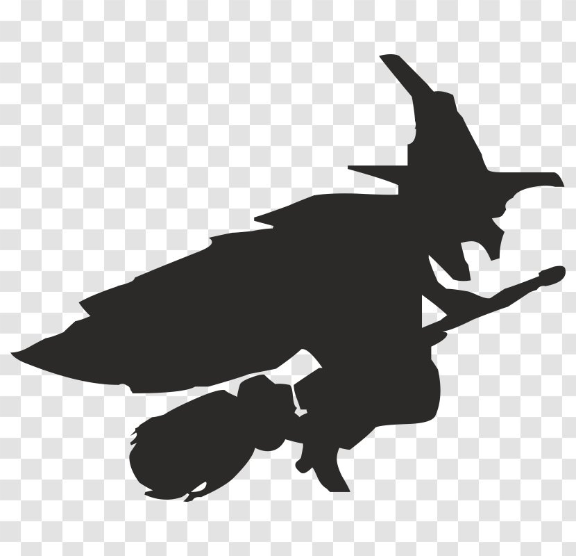 Witchcraft Sticker - Silhouette - Witch Transparent PNG