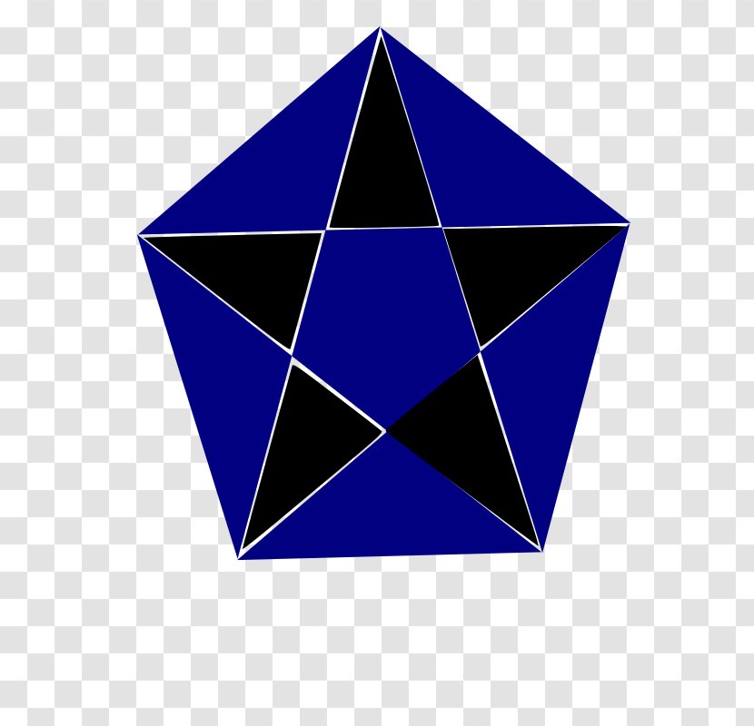 Triangle Circle Area - Design M - Blue Star Transparent PNG