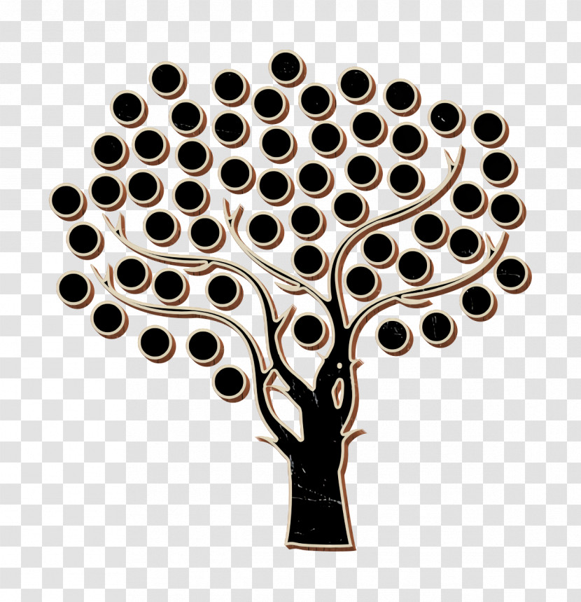 Tree With Thin Branches And Small Dots Foliage Icon Nature Icon Tree Icon Transparent PNG