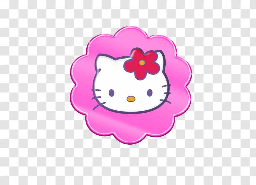 Hello Kitty Character Desktop Wallpaper - Petal - Violet Transparent PNG