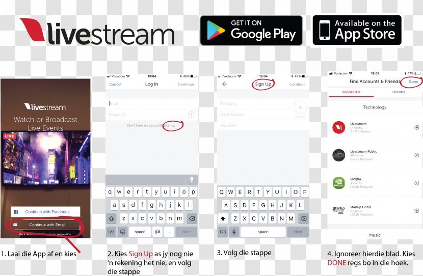 Livestream Broadcasting Die Laan Logo - Gadget - E Stream Software Sql Account Transparent PNG