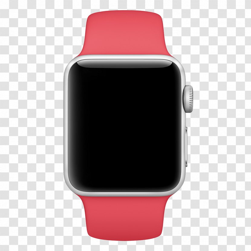 Apple Watch Series 3 1 2 Smartwatch - Red Transparent PNG