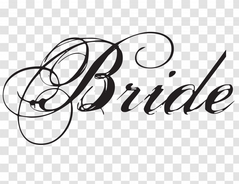 Wedding Invitation Bridegroom - Black And White - Bride File Transparent PNG