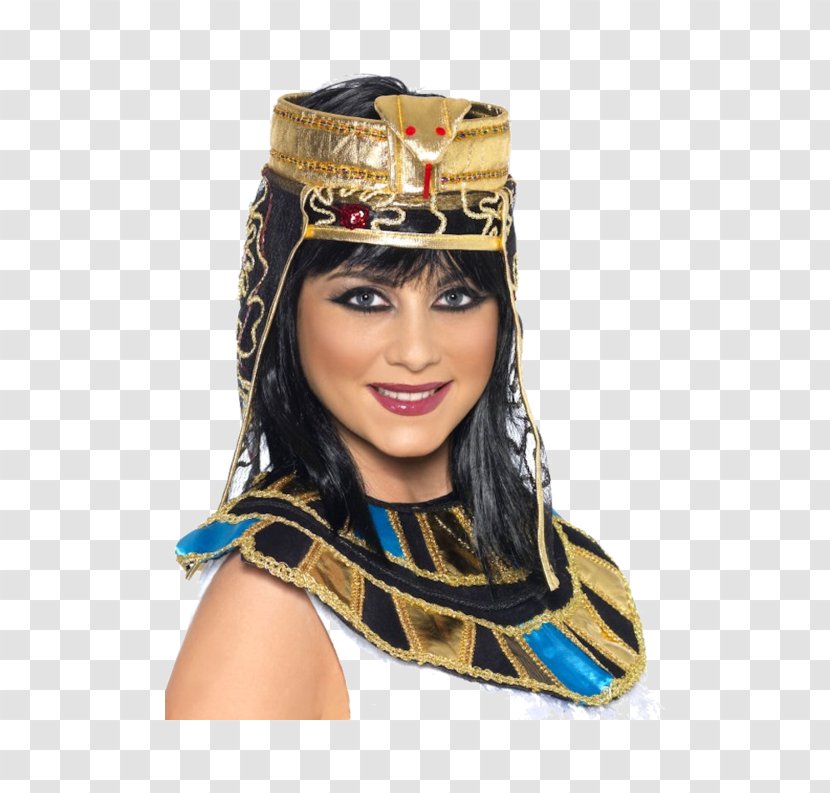 Cleopatra Ancient Egypt Disguise Costume Egyptian - Pharaoh - Headdress Transparent PNG