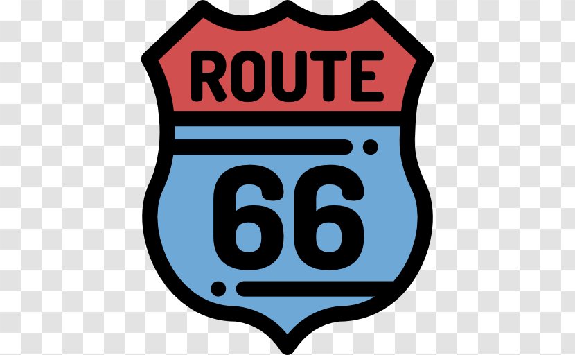 U.S. Route 66 Road Highway Embroidered Patch Classic - Pin Transparent PNG