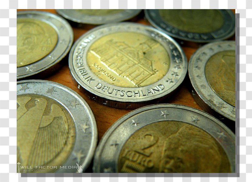 Cash Coin Money Close-up - Closeup - Germany Landmark Transparent PNG