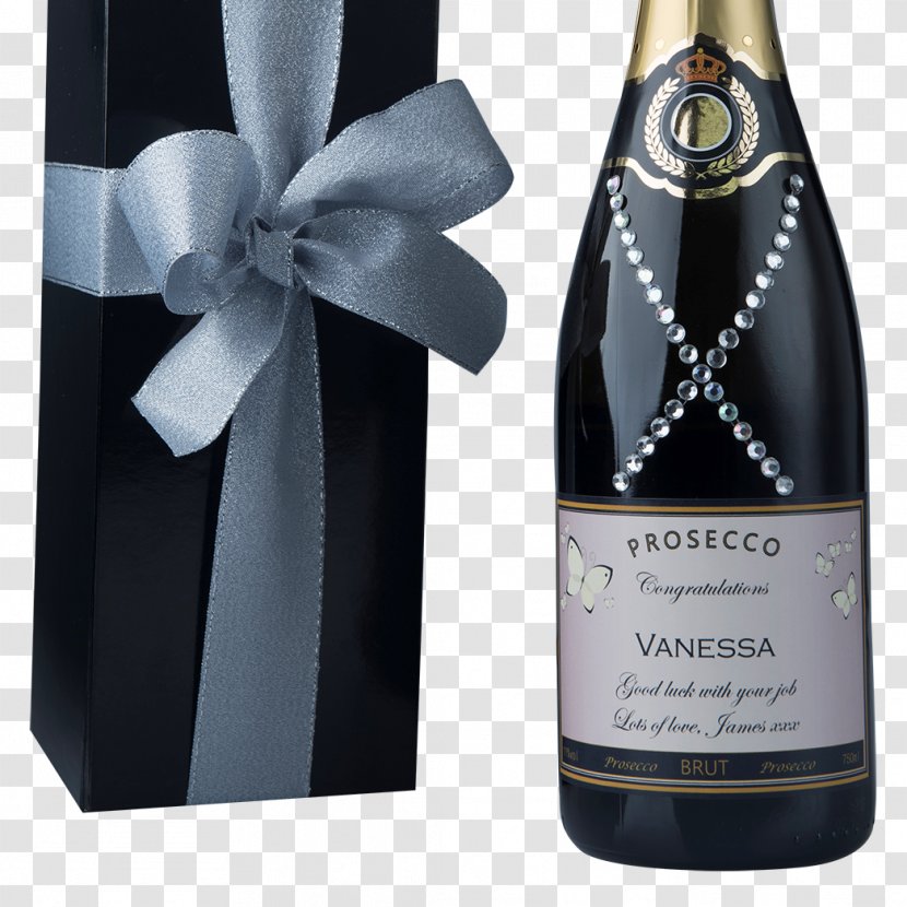 Champagne Sparkling Wine Prosecco Gift - Crystal Box Transparent PNG
