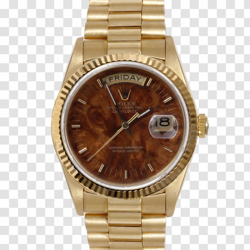 Rolex Day-Date Watch President Perpetual Colored Gold Transparent PNG