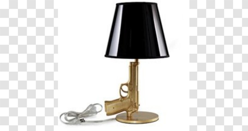 Lighting Table Lamp Shades - Pendant Light - Gold Gun Transparent PNG