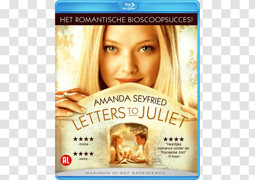 Amanda Seyfried Letters To Juliet Romeo And Romance Film - Cartoon Transparent PNG
